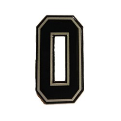 Helmet Bold Number Sticker Black