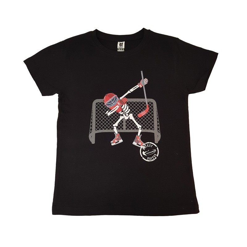 Skeleton Goalie Youth T-Shirt