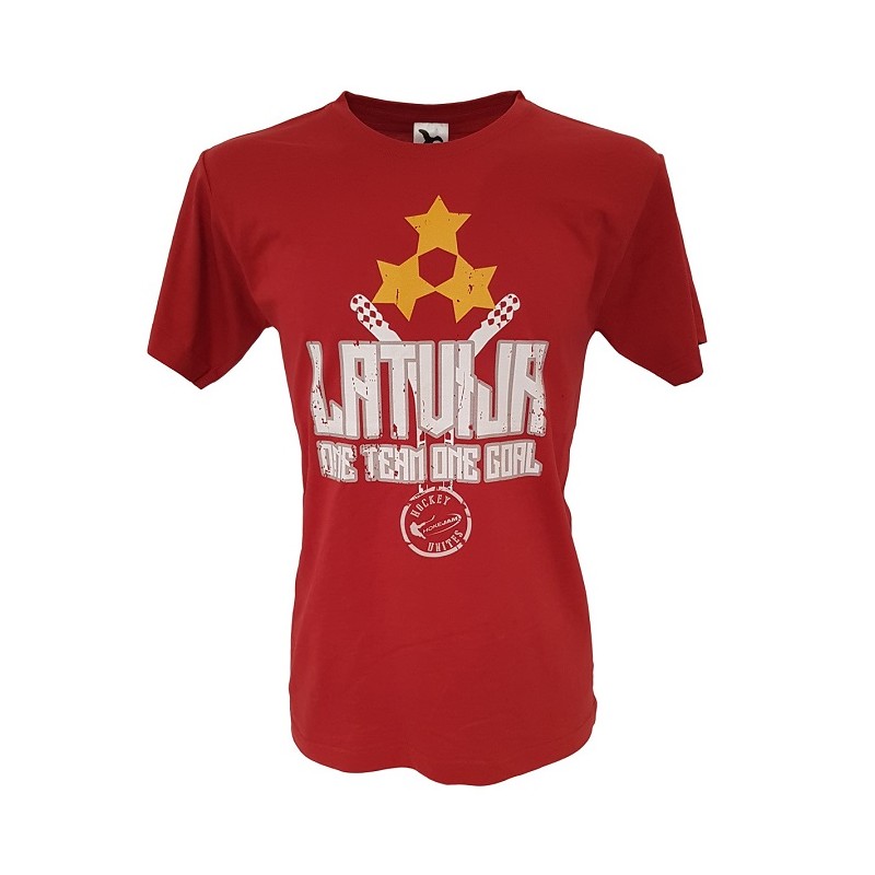 Latvija One Team One Goal Adult T-Shirt