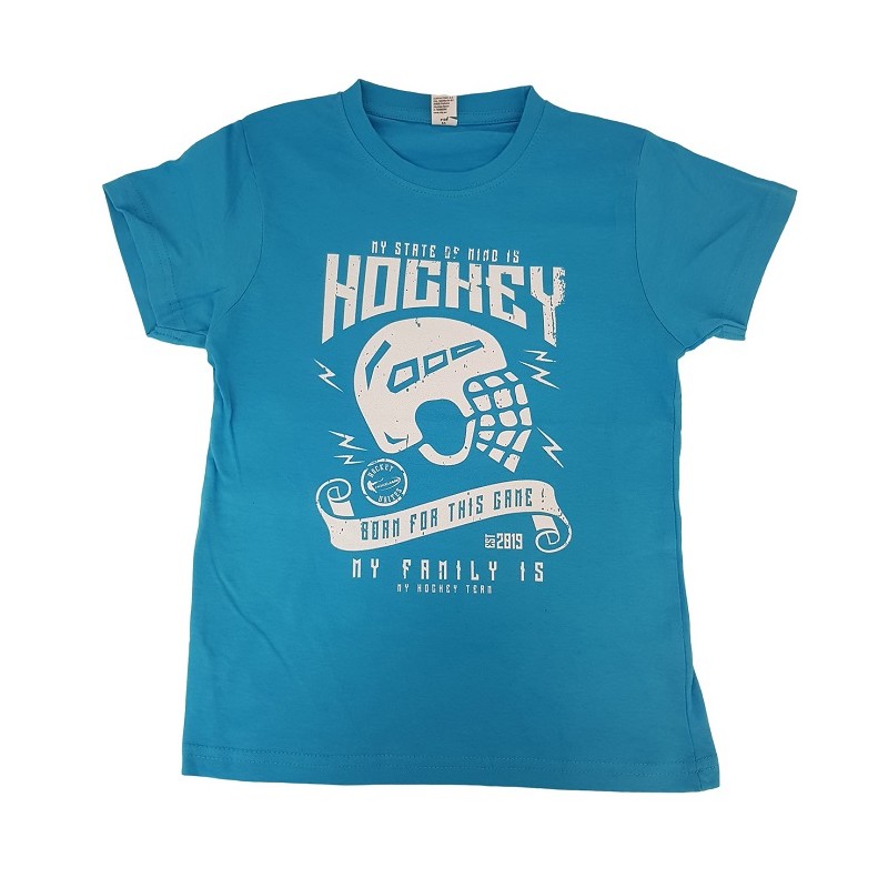 My State Of Mind Is Hockey Youth T-Shirt