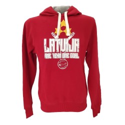 Latvija One Team One Goal Adult Hoodie