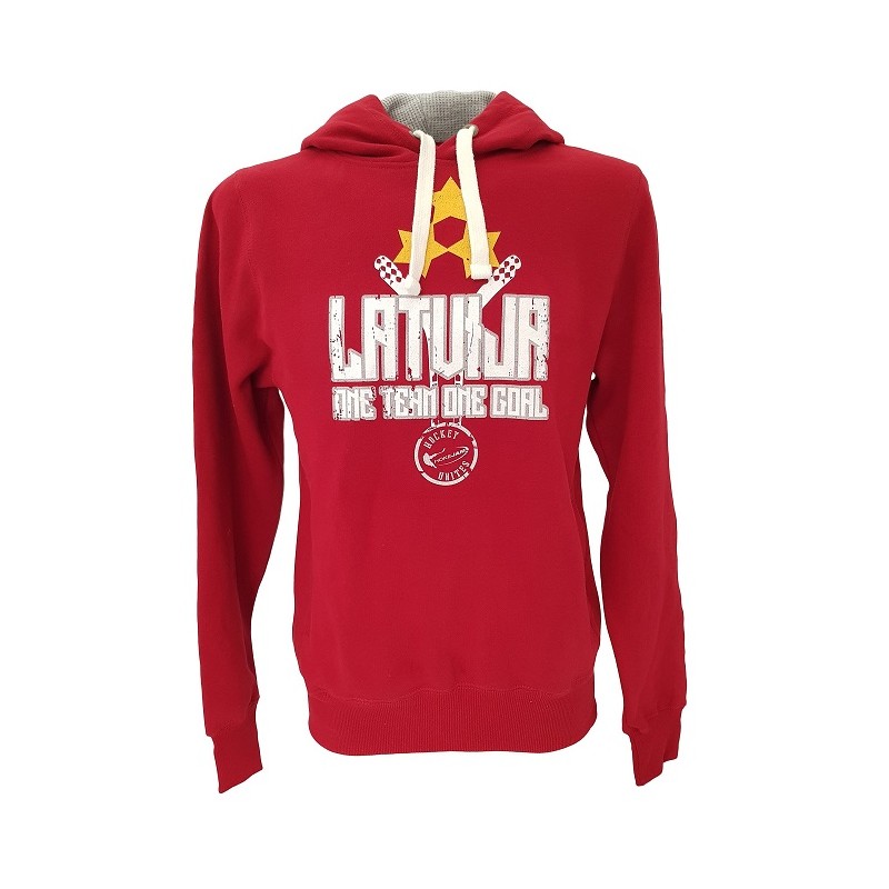 Latvija One Team One Goal Adult Hoodie