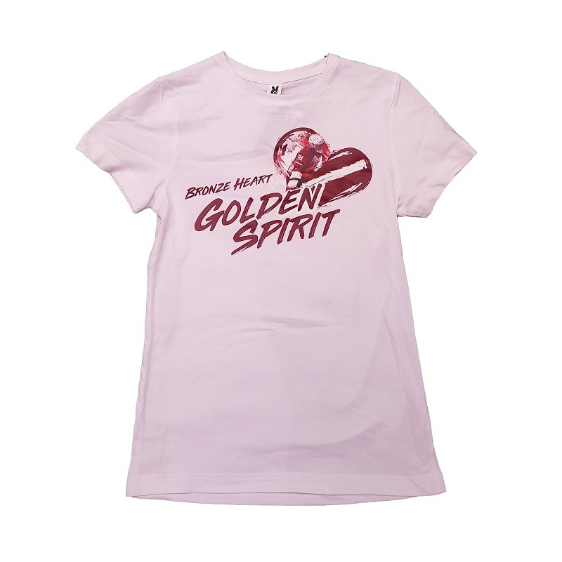 Sieviešu T-krekls "Bronze Heart Golden Spirit"
