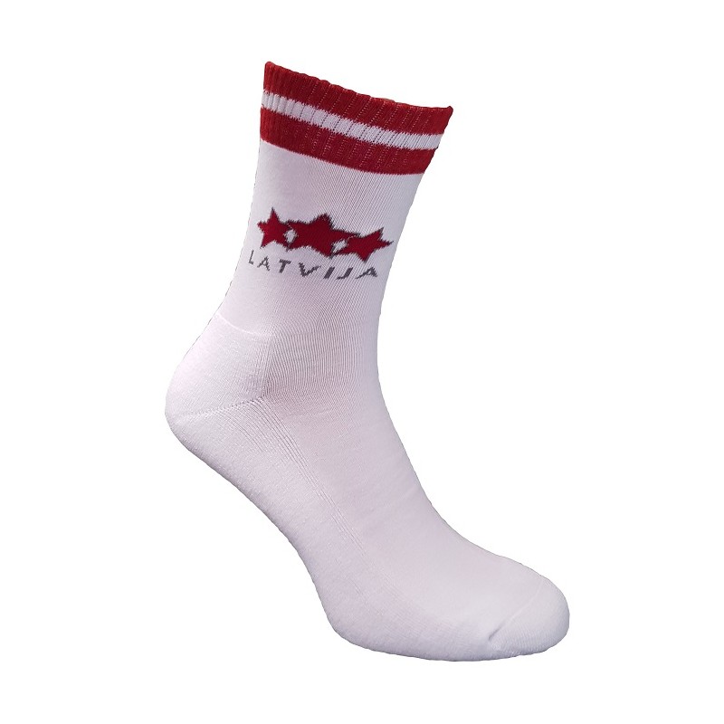 Long Three Star Latvija Training Socks