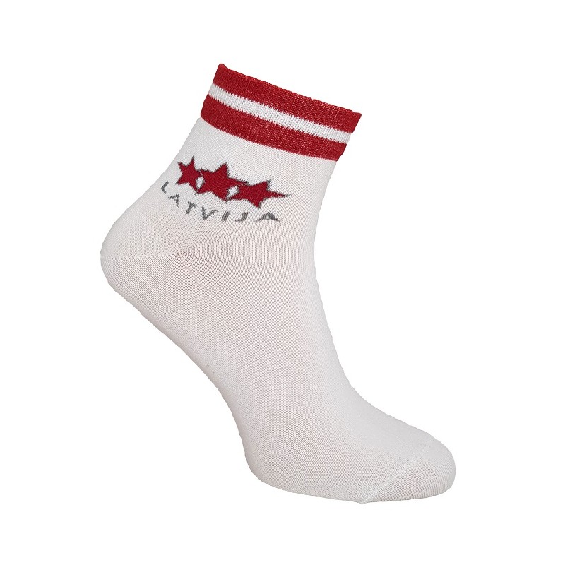 Short Three Star Latvija Training Socks